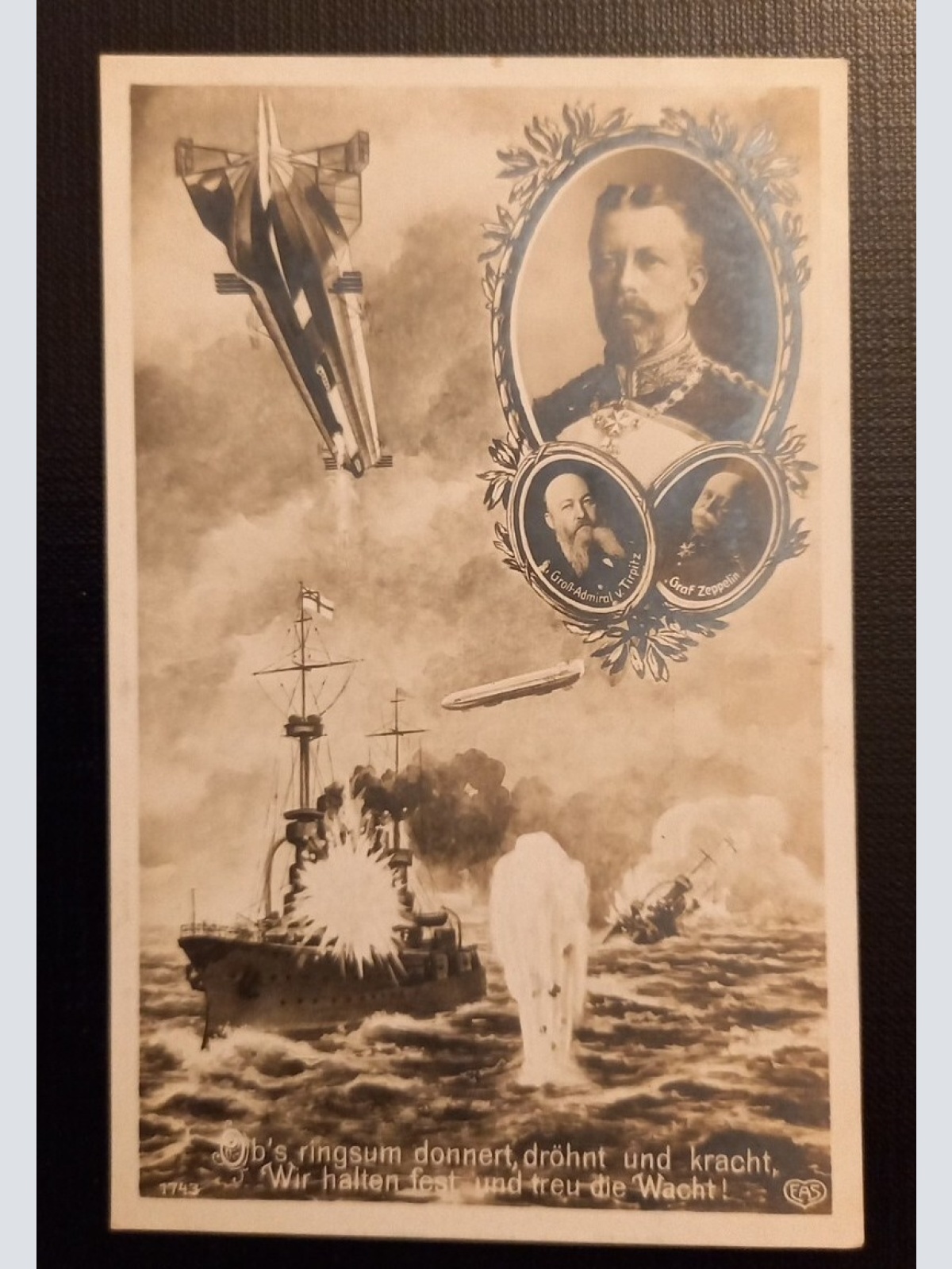 Patriotika Marine Groß Admiral Tirpitz Graf Zeppelin Seeschlacht 50163 Ga