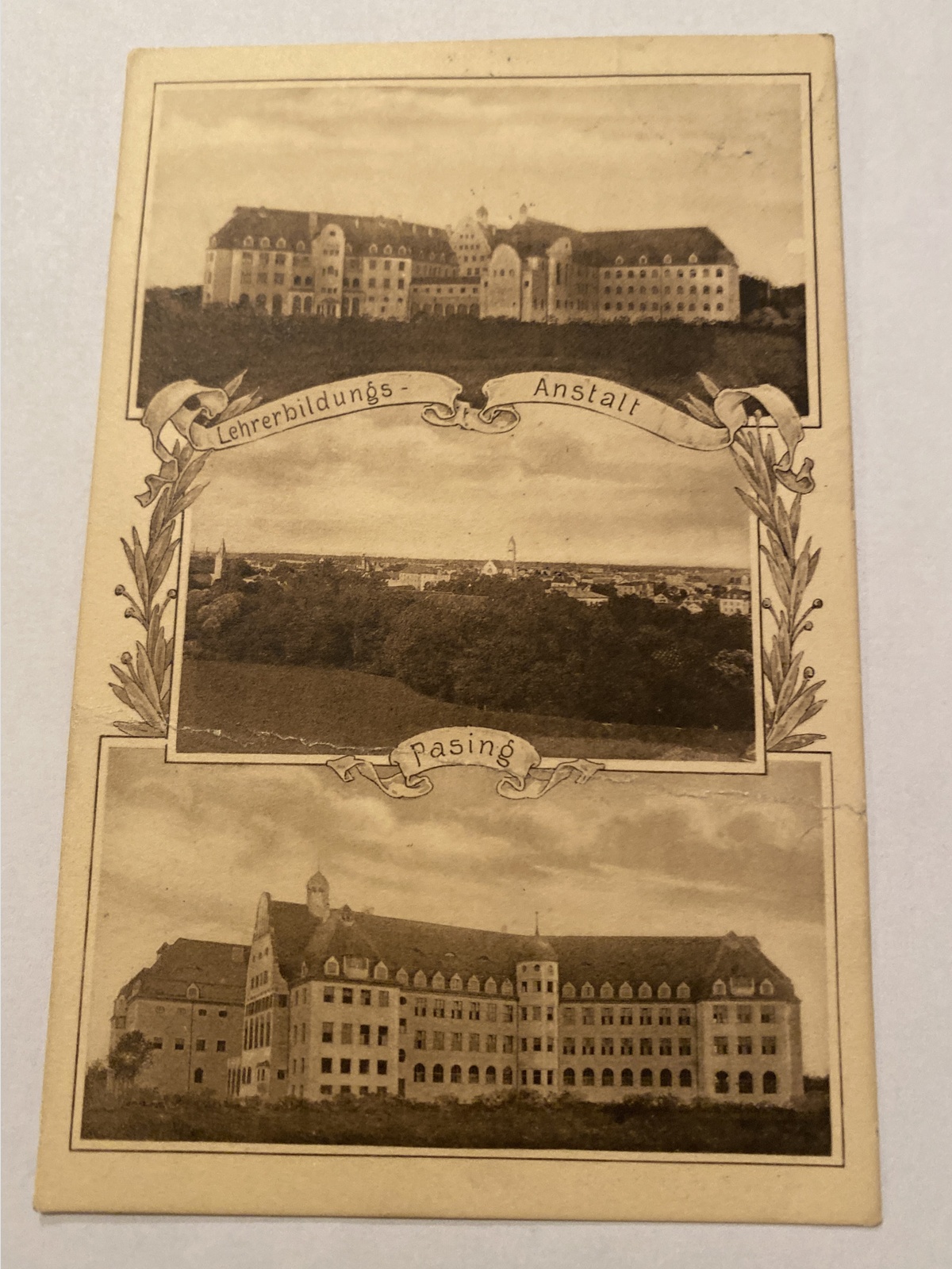 Passing Lehrerbildungs Anstalt Bayern Karte Beschädigt