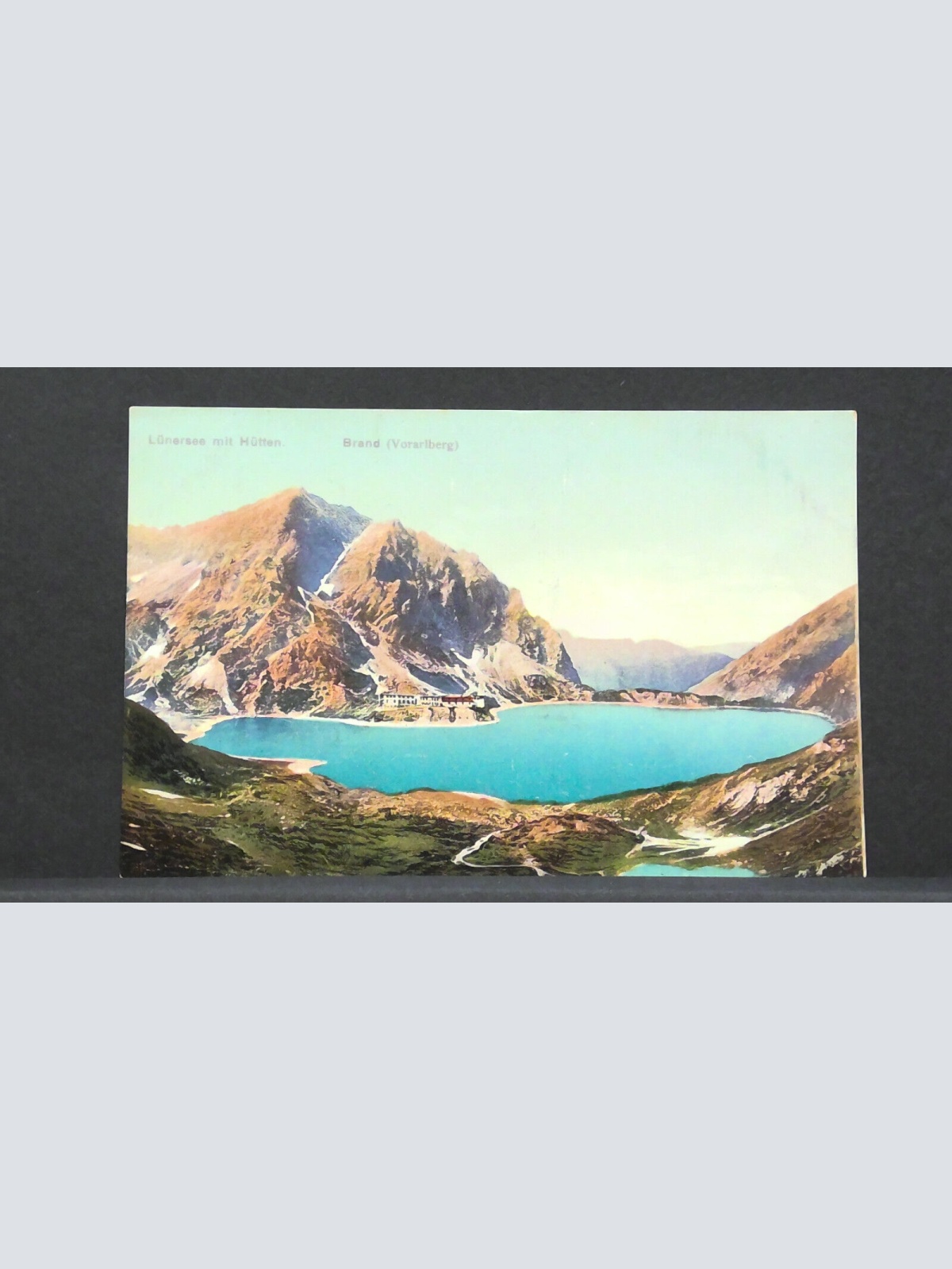 Lünersee mit Hütten Brand Vorarlberg JW 500220 F