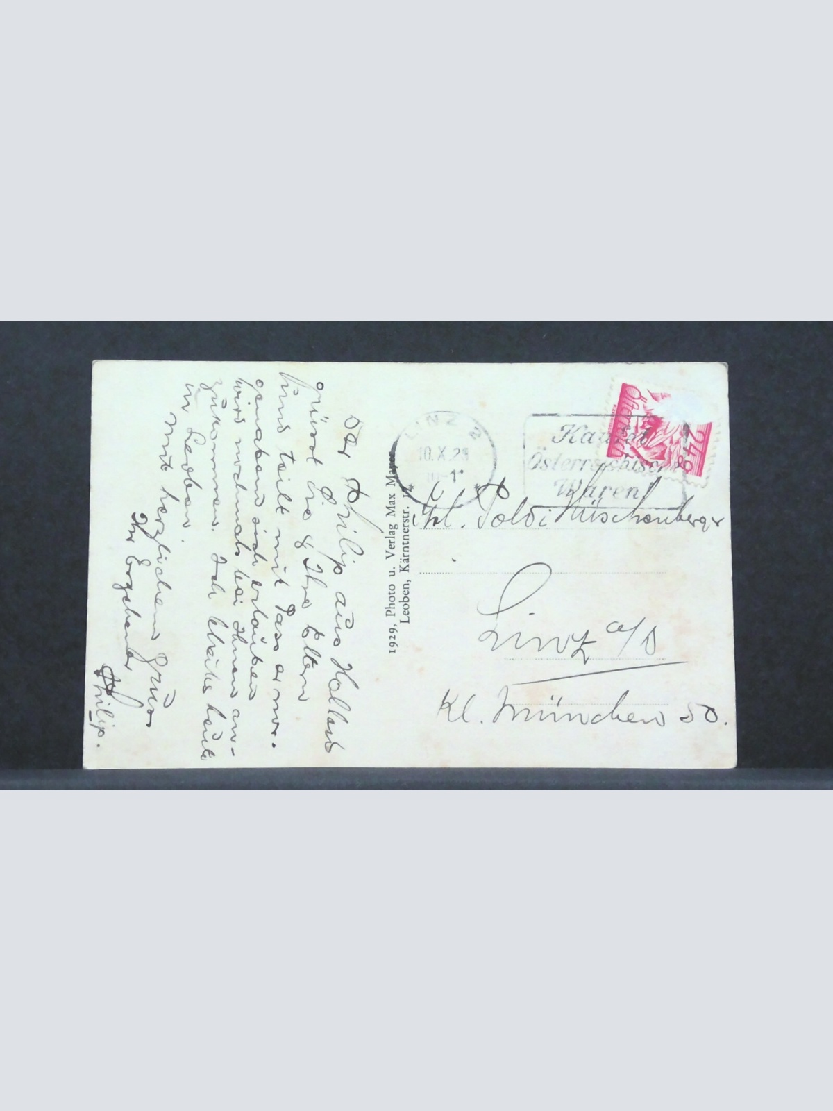 Leoben Steiermark Stadtansicht JW 500205 F