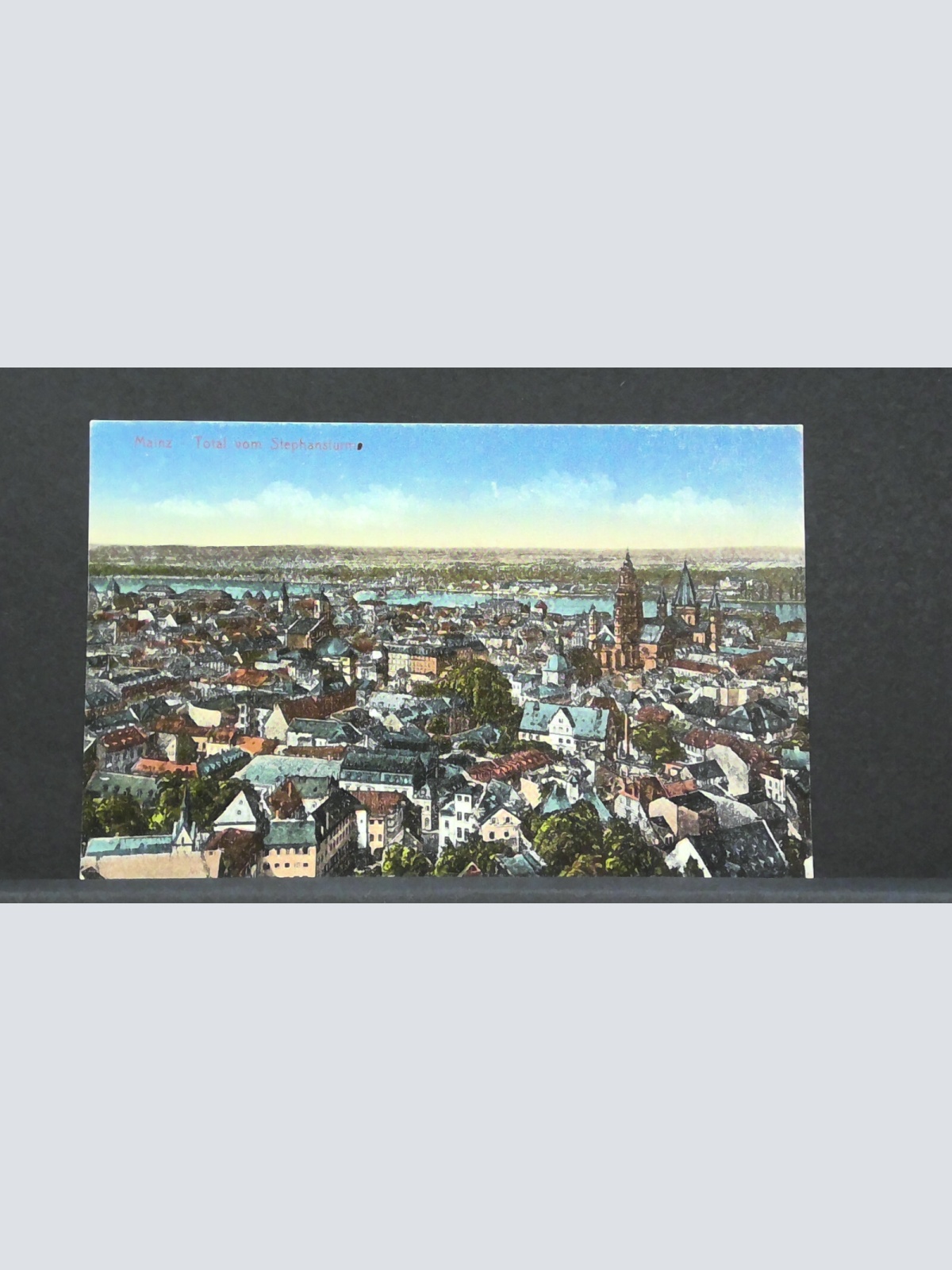 Mainz Total vom Stephansturm Gemälde JW 0249 F