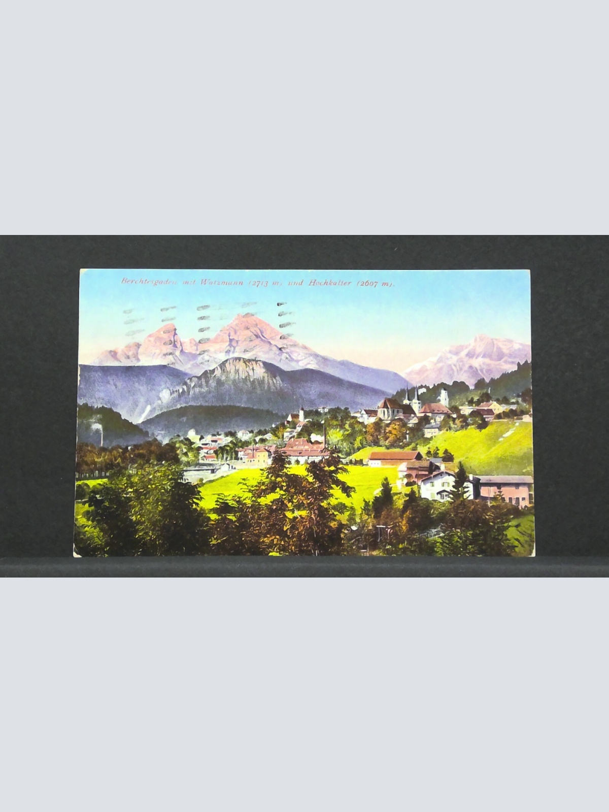 Berchtesgaden mit Watzmann und Hochkalter JW 00223 F