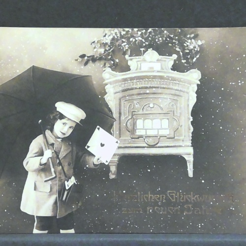 Herzlichen Glückwunsch zum neuen Jahre Kind JW 410184 F