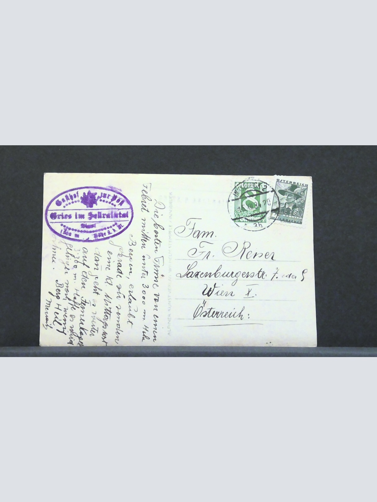 Lisenser Hochleger mit Fernerkogl Almwirtschaft JW 410233 F