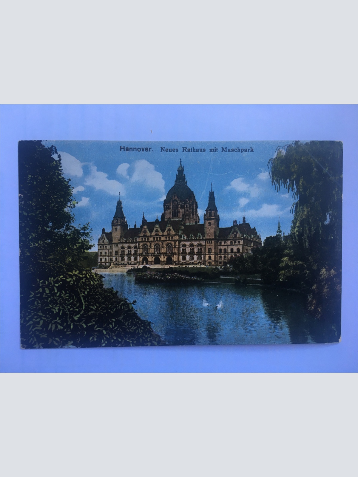 Hannover Neues Rathaus mit Maschpark 85096 RE