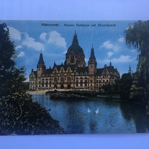 Hannover Neues Rathaus mit Maschpark 85096 RE