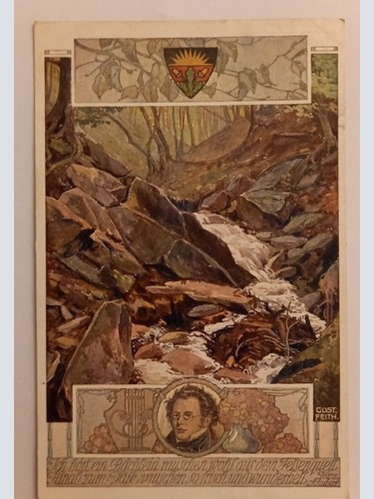 Franz Schubert Ich hört ein Bächlein rauschen 600666A gr