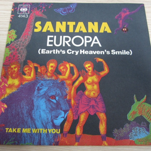 Single /  Santana ?– Europa (Earth's Cry Heaven's Smile)  / 1976 / CBS / RARITÄT