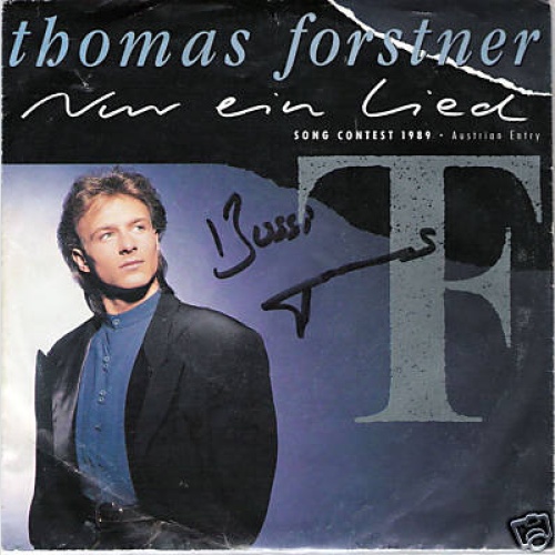 Single / Thomas Forstner / Mit Autogramm / Selten /