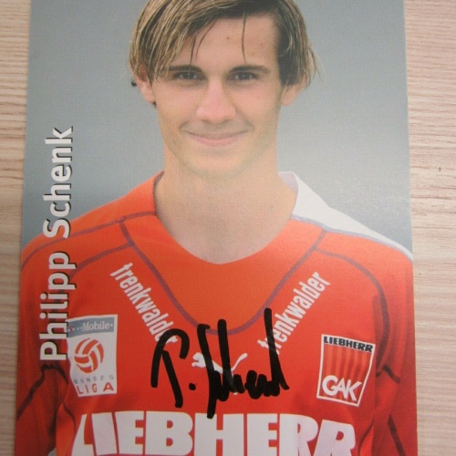 GAK SAMMELKARTE /  Philipp Schenk     /   MIT AUTOGRAMM /