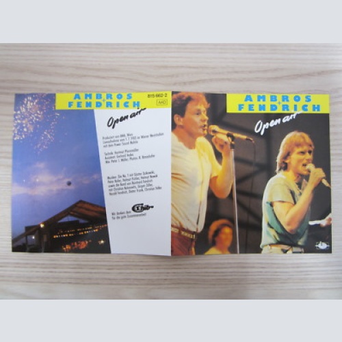 CD / WOLFGANG AMBROS +FENDRICH / OPEN AIR / ATOM AUSTRIA / RAR /