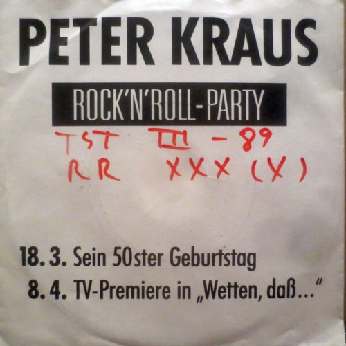 Peter Kraus - Rock 'n' Roll Party (7", Single, Promo)
