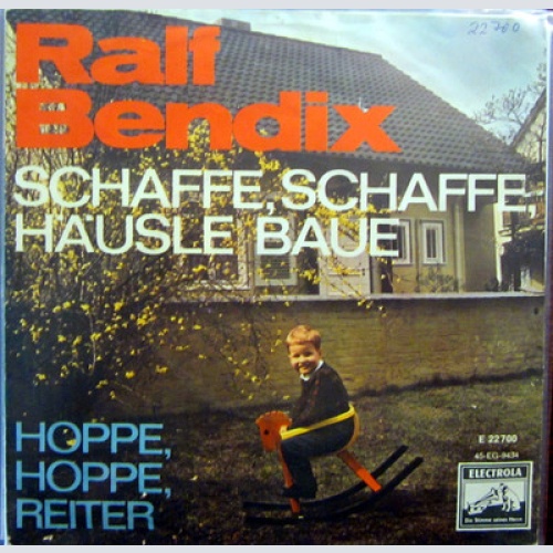 Single / RALF BENDIX / SCHLAGER / 60er / RARITÄT /