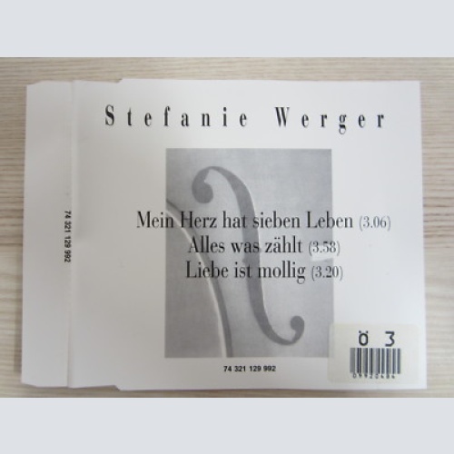 CD / STEFANIE WERGER--MEIN HERZ HAT SIEBEN LEBEN    / AUSTRIA / RARITÄT /