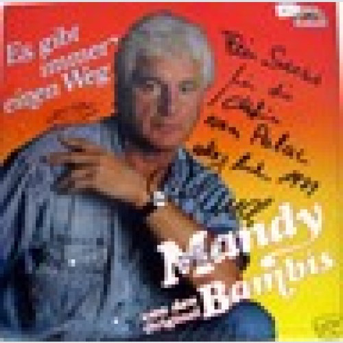 LP / MANDY UND DIE ORIGINAL BAMBIS / AUTOGRAMM / RAR /