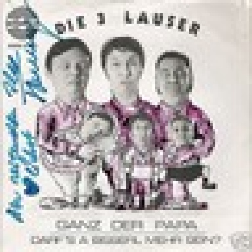 Single / DIE 3 LAUSER / MIT AUTOGRAMM / RARITÄT /