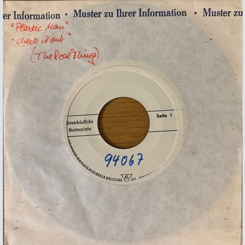 The Real Thing - Plastic Man / Check It Out (7", Single, TP)