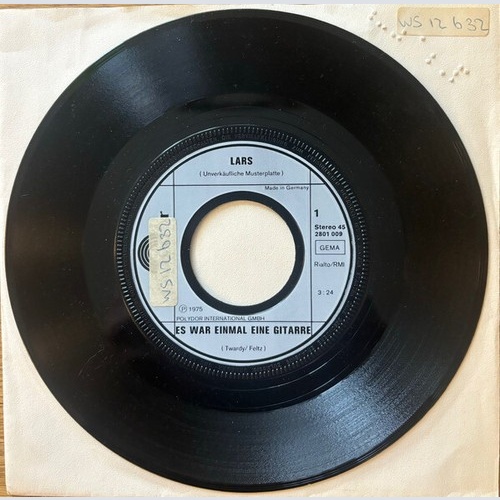 Lars Berghagen - Es War Einmal Eine Gitarre (7", S/Sided, Promo)