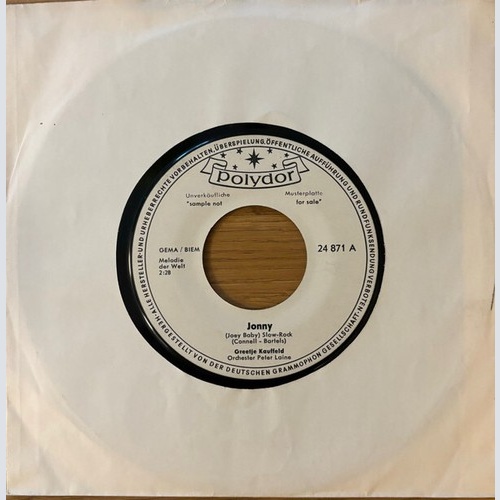 Greetje Kauffeld - Jonny (7", Single, Promo)