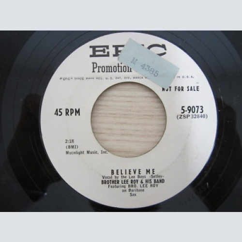 Single / Brother Lee Roy And His Band / TEST PRESSUNG / MUSTER / PROMO / RAR /