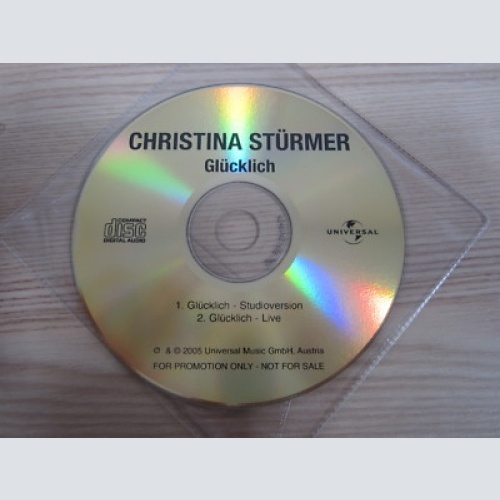 CD /  CHRISTINA STÜRMER--Glücklich     / PROMO / AUSTRIA / RAR /