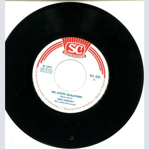 Fritz Nidetzky - Die Letzte Gaslatern (7", Single)