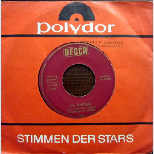 Single / CHRIPIAN ST.PETERS / 60er / DECCA / RARITÄT /