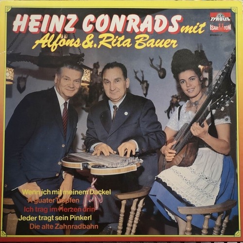 Heinz Conrads, Alfons und Rita Bauer* - Heinz Conrads mit Alfons &. Rita Baue...