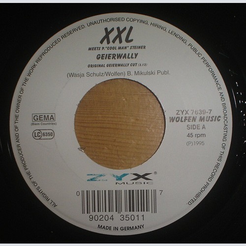 XXL Meets P. "Cool Man" Steiner - Geierwally (7")