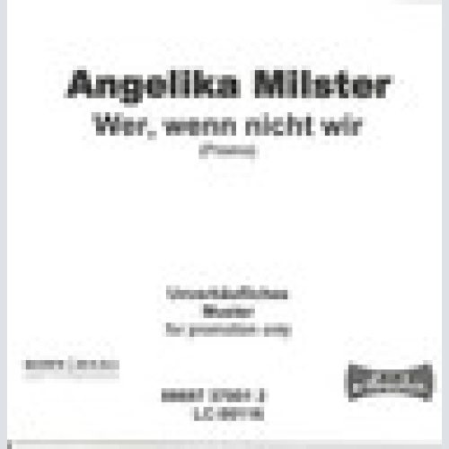 CD / ANGELIKA MILSTER / PROMO / RARITÄT /