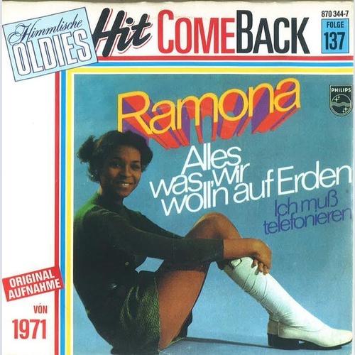 Ramona* - Alles, Was Wir Woll'n Auf Erden (7", Single, RE)