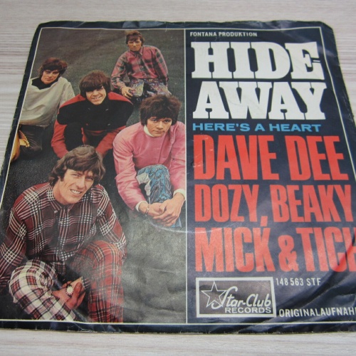 Single / Dave Dee, Dozy, Beaky, Mick & Tich ?– Hideaway /  DE   Press / RAR /