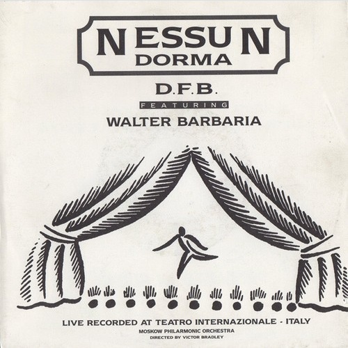 DFB featuring Walter Barbaria - Nessun Dorma (7", Single)