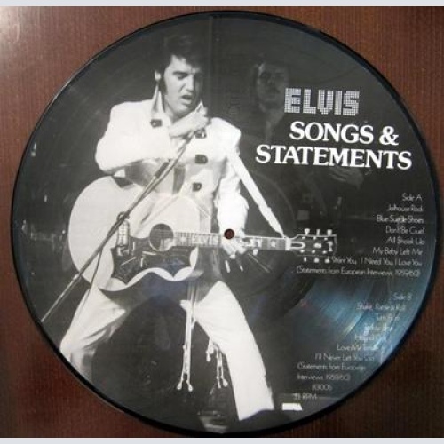 Limited Edition Picture Vinyl / ELVIS PRESLEY / RARITÄT /