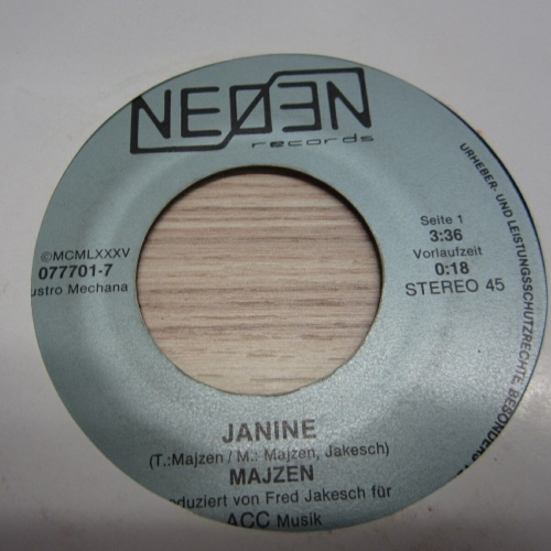 Single /   Majzen ?– Janine   / AUT   PRESS /  RAR /