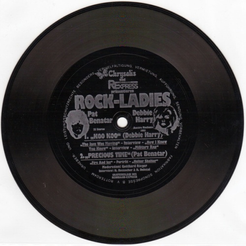 Deborah Harry / Pat Benatar - Rock-Ladies (Flexi, 7", S/Sided)