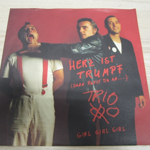 Single /  Trio ?– Herz Ist Trumpf (Dann Rufst Du An...)    / DE PRESS /  RAR /