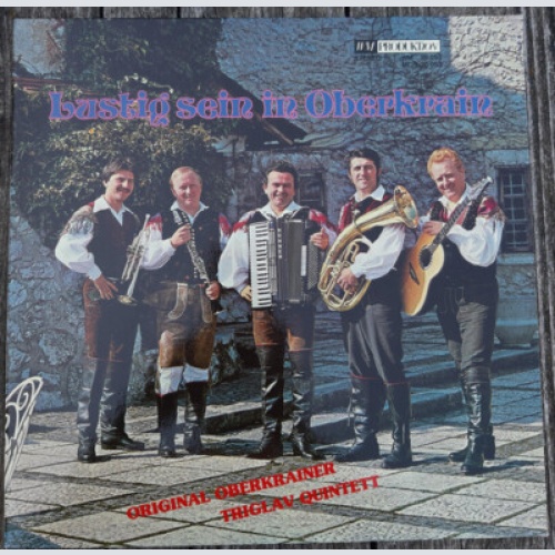 Original Oberkrainer Triglav Quintett - Lustig sein in Oberkrain (LP, Album)