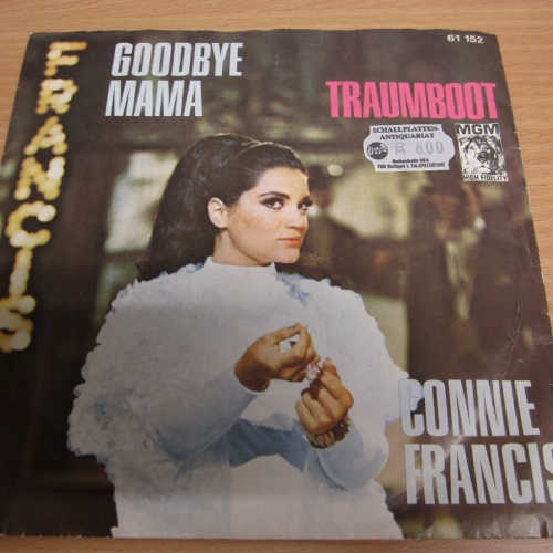 Single /  Connie Francis ?– Goodbye Mama / DE Press / RAR /