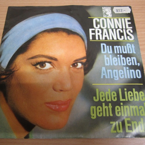 Single /  Connie Francis ?– Du Mußt Bleiben, Angelino  / DE Press / RAR /