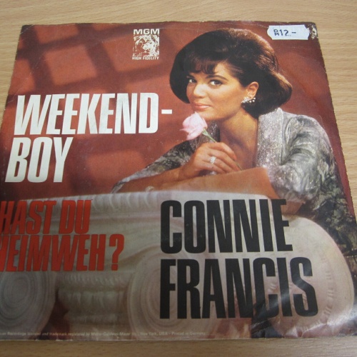 Single /   Connie Francis ?– Weekend-Boy    / DE Press / RAR /