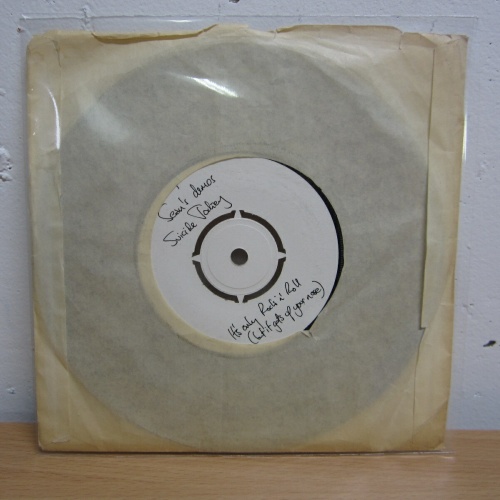 Single /  Sean Tyla – Sean's Demos : Suicide Jockey / TEST PRESS / RAR /
