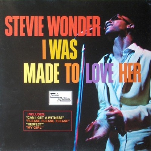Stevie Wonder - I Was Made To Love Her (LP, Album, RE)
