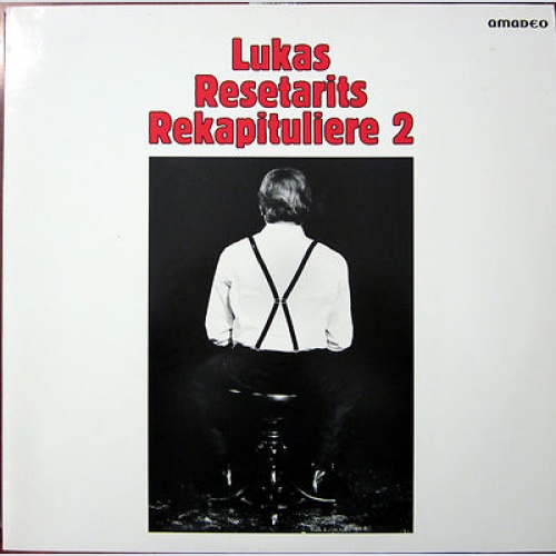LP / LUKAS RESETARITS / REKAPITULIERE 2 / AMADEO / AUSTRIA / RARITÄT /