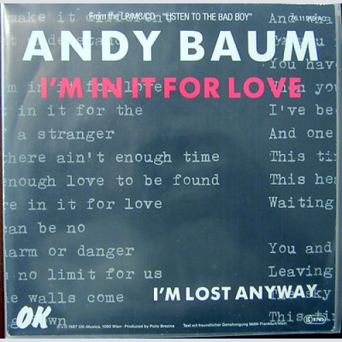 Single / ANDY BAUM / AUSTRIA / RARITÄT /