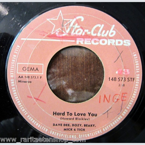 Single / DAVE DEE,DOZY,BEAKY,MICK&TICH / STAR-CLUB-RECORDS / RARITÄT /