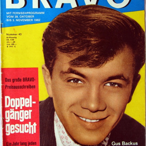 Bravo HEFT / 1962 / TOP ZUSTAND / RARITÄT / GUS BACKUS / VALENTE /