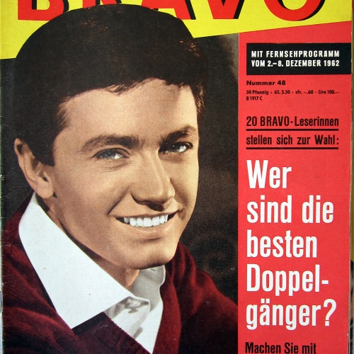 Bravo HEFT / 1962 / TOP ZUSTAND / RARITÄT / REX GILDO / CONNIE FRANCIS /