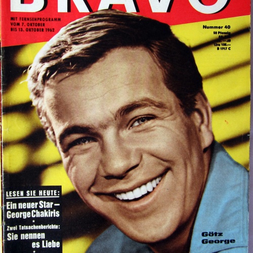 Bravo HEFT / 1962 / TOP ZUSTAND / RARITÄT / GÖTZ GEORGE / SONJA ZIEMANN /