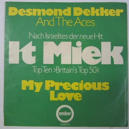 Single /  Desmond Dekker And The Aces  – It Miek  /   DE PRESS /